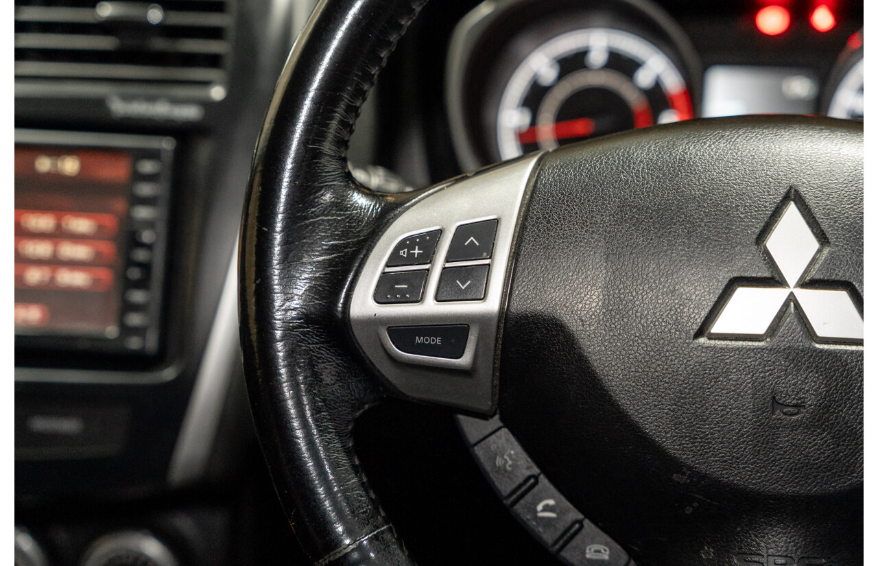 7/2010 Mitsubishi ASX Aspire (4WD) XA 4d Wagon White Turbo Diesel 1.8L