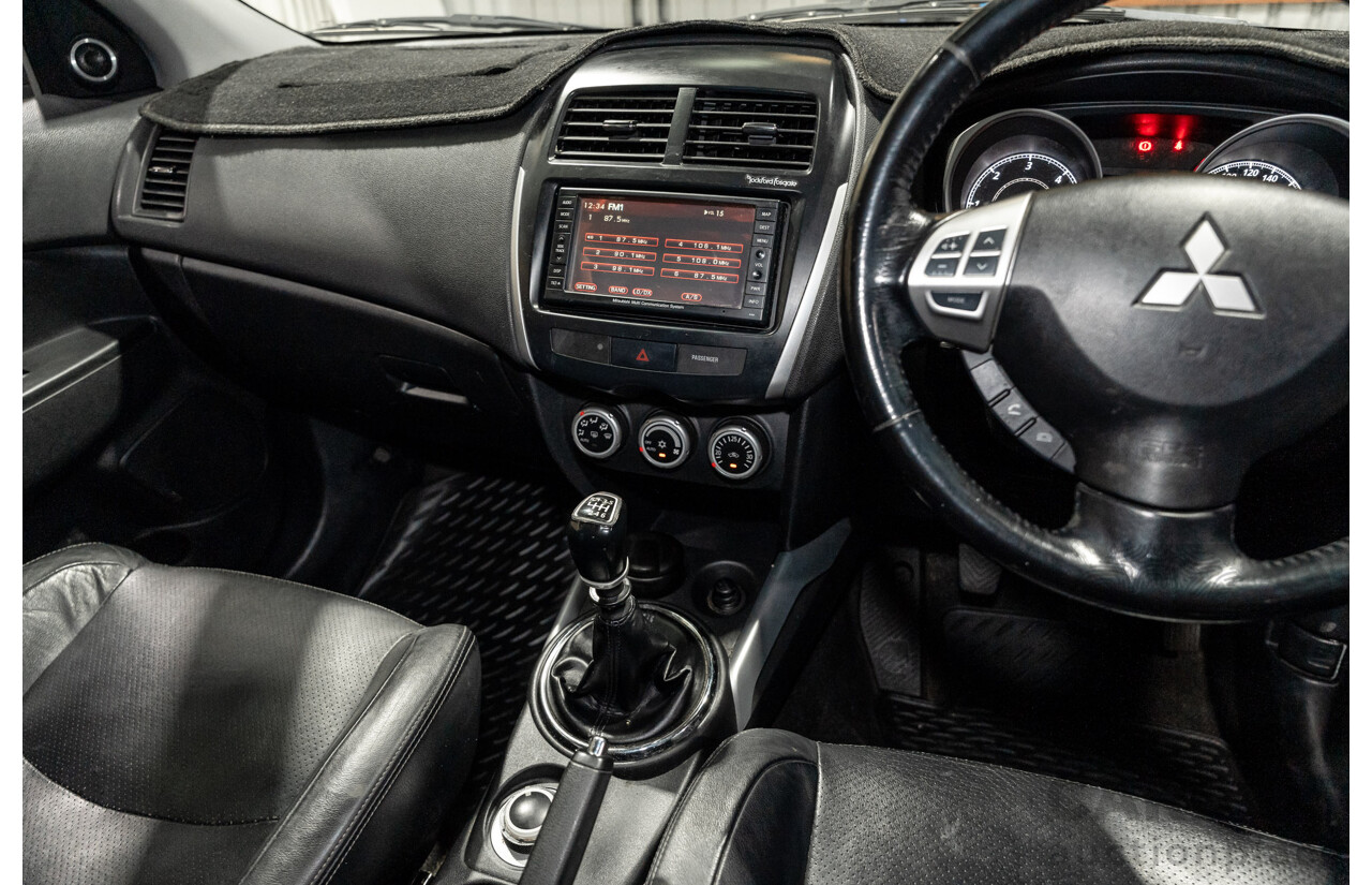 7/2010 Mitsubishi ASX Aspire (4WD) XA 4d Wagon White Turbo Diesel 1.8L