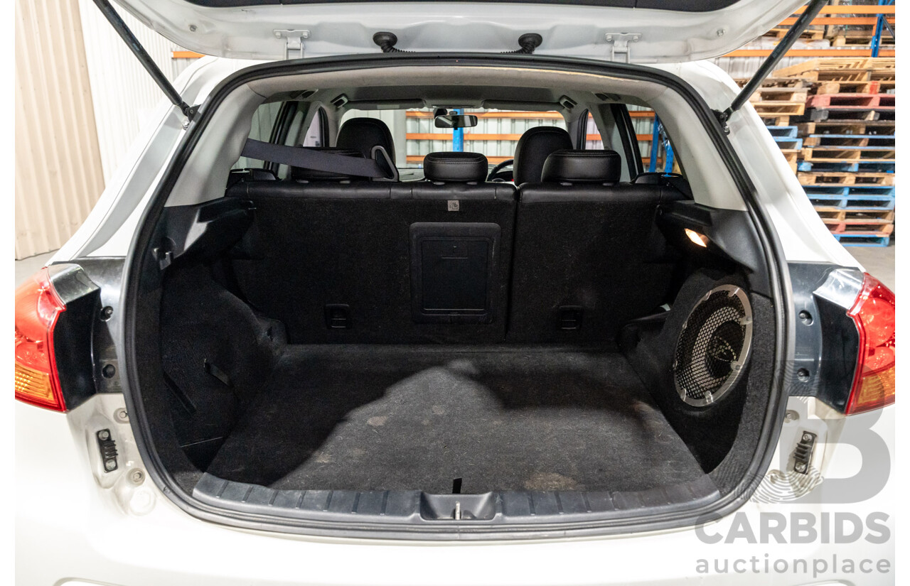 7/2010 Mitsubishi ASX Aspire (4WD) XA 4d Wagon White Turbo Diesel 1.8L