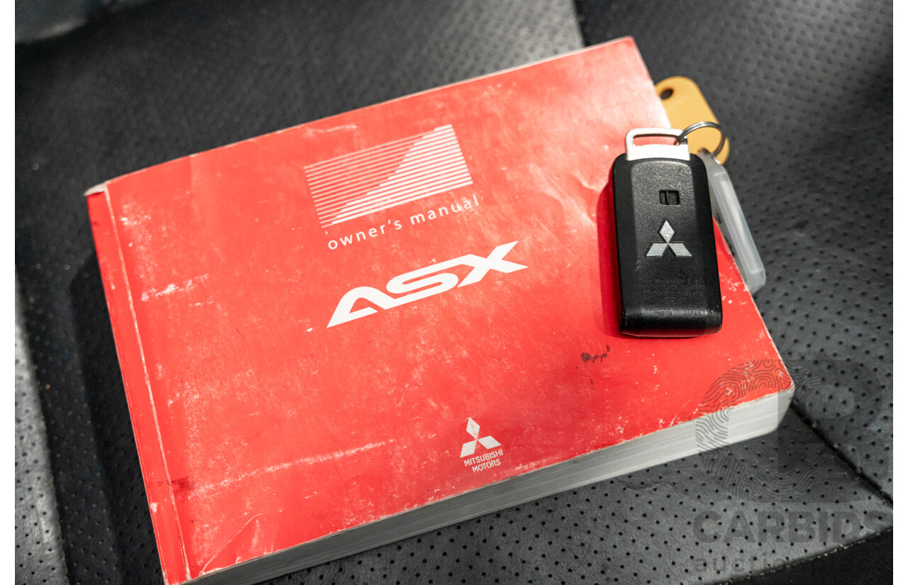 7/2010 Mitsubishi ASX Aspire (4WD) XA 4d Wagon White Turbo Diesel 1.8L