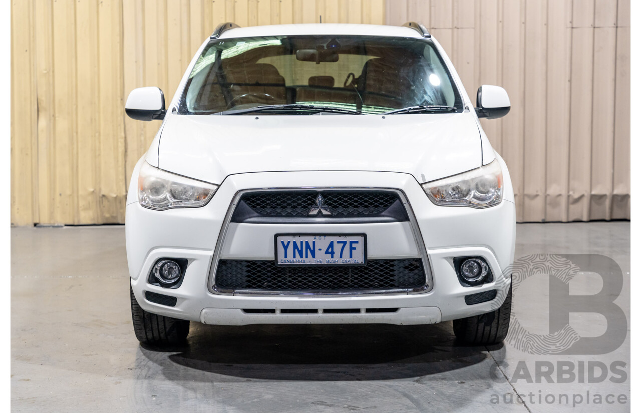 7/2010 Mitsubishi ASX Aspire (4WD) XA 4d Wagon White Turbo Diesel 1.8L