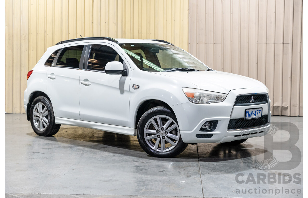 7/2010 Mitsubishi ASX Aspire (4WD) XA 4d Wagon White Turbo Diesel 1.8L