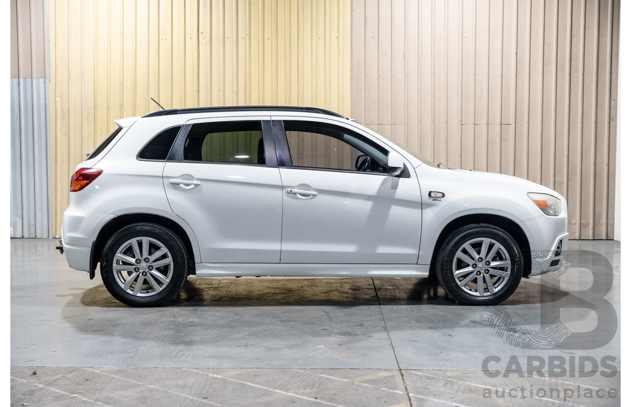 7/2010 Mitsubishi ASX Aspire (4WD) XA 4d Wagon White Turbo Diesel 1.8L