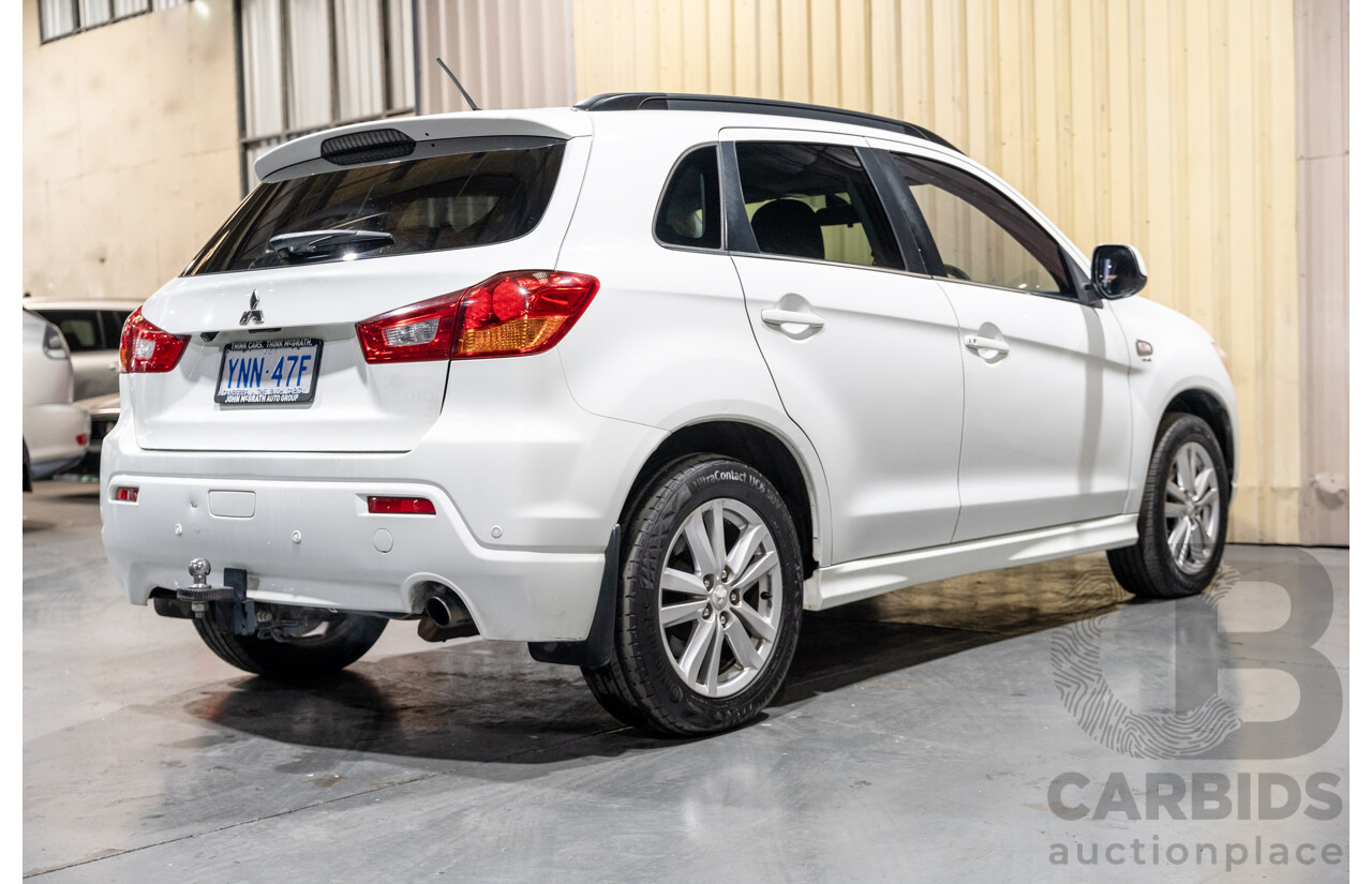 7/2010 Mitsubishi ASX Aspire (4WD) XA 4d Wagon White Turbo Diesel 1.8L