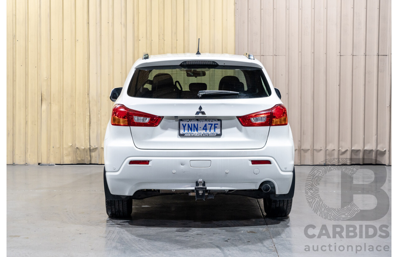7/2010 Mitsubishi ASX Aspire (4WD) XA 4d Wagon White Turbo Diesel 1.8L