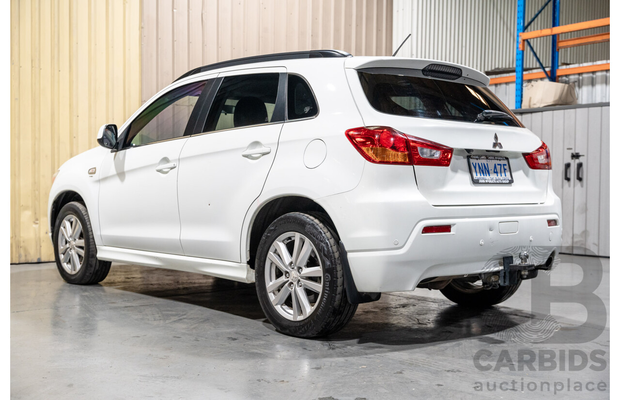 7/2010 Mitsubishi ASX Aspire (4WD) XA 4d Wagon White Turbo Diesel 1.8L