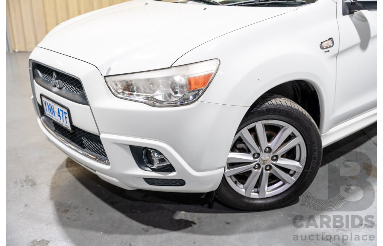 7/2010 Mitsubishi ASX Aspire (4WD) XA 4d Wagon White Turbo Diesel 1.8L