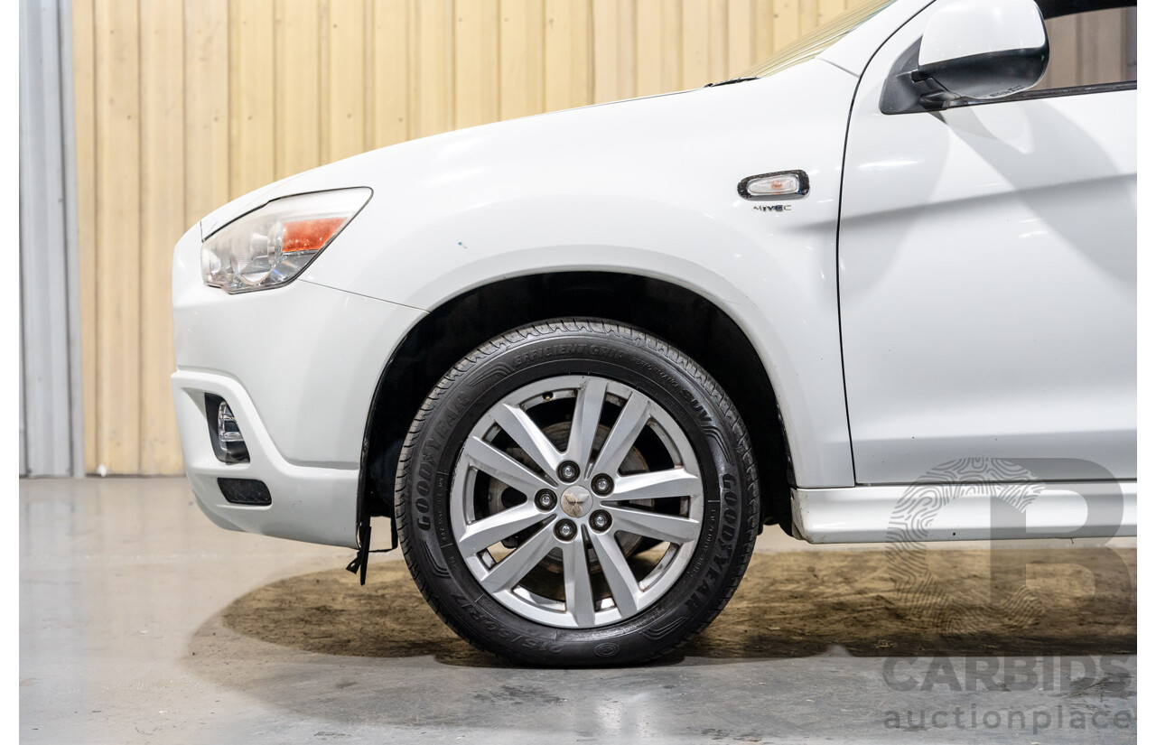 7/2010 Mitsubishi ASX Aspire (4WD) XA 4d Wagon White Turbo Diesel 1.8L