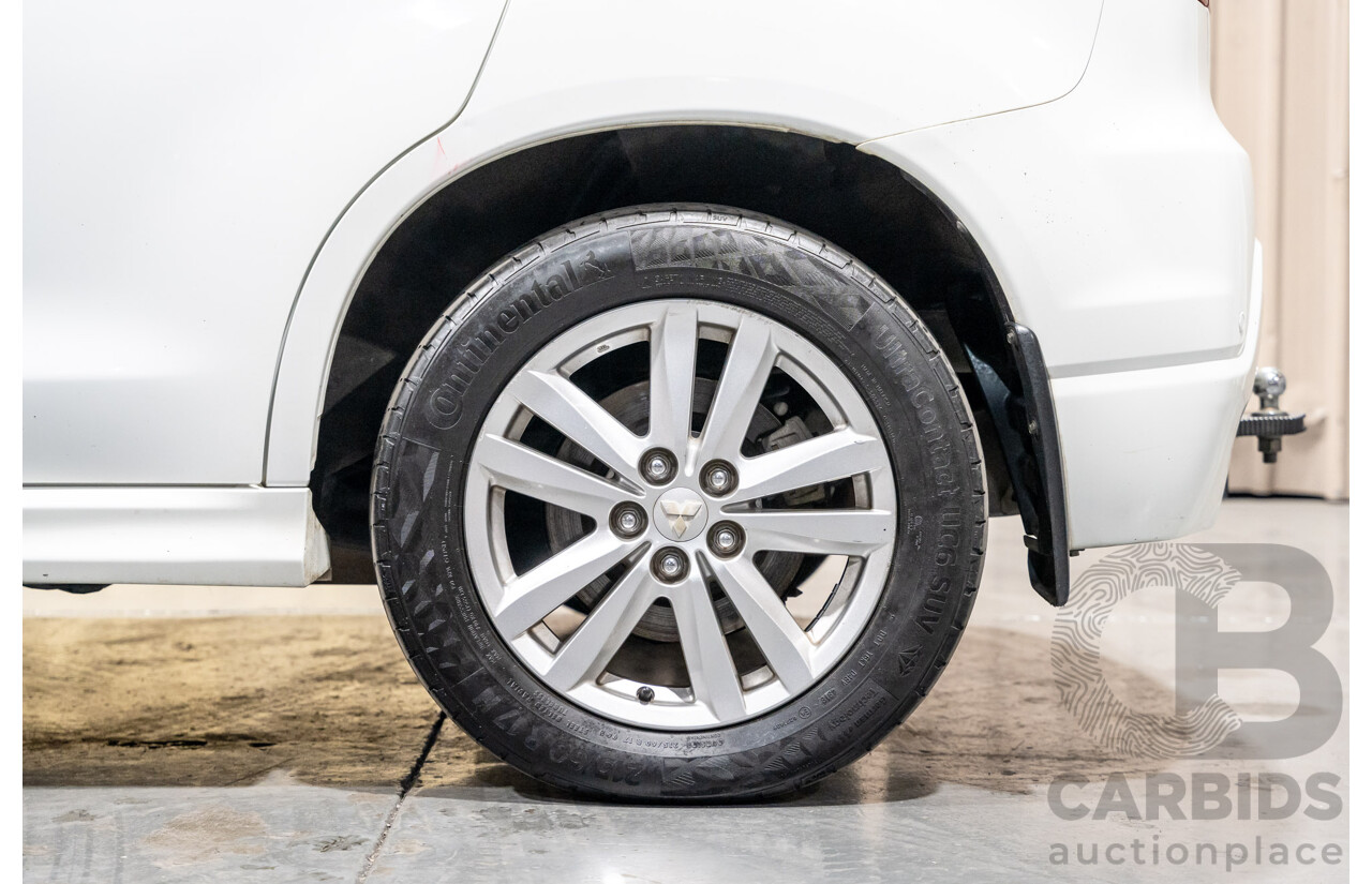 7/2010 Mitsubishi ASX Aspire (4WD) XA 4d Wagon White Turbo Diesel 1.8L