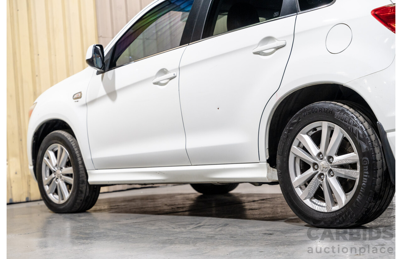 7/2010 Mitsubishi ASX Aspire (4WD) XA 4d Wagon White Turbo Diesel 1.8L