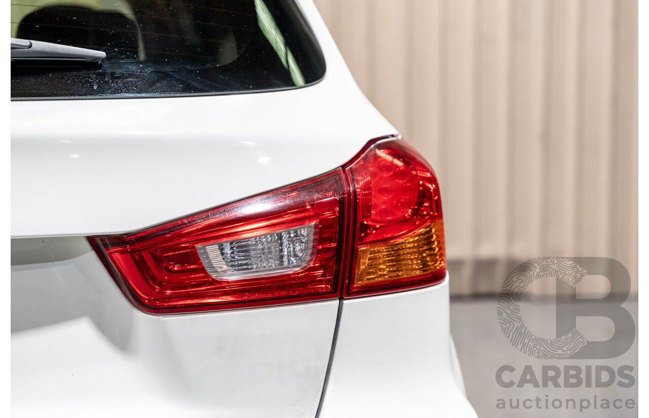 7/2010 Mitsubishi ASX Aspire (4WD) XA 4d Wagon White Turbo Diesel 1.8L