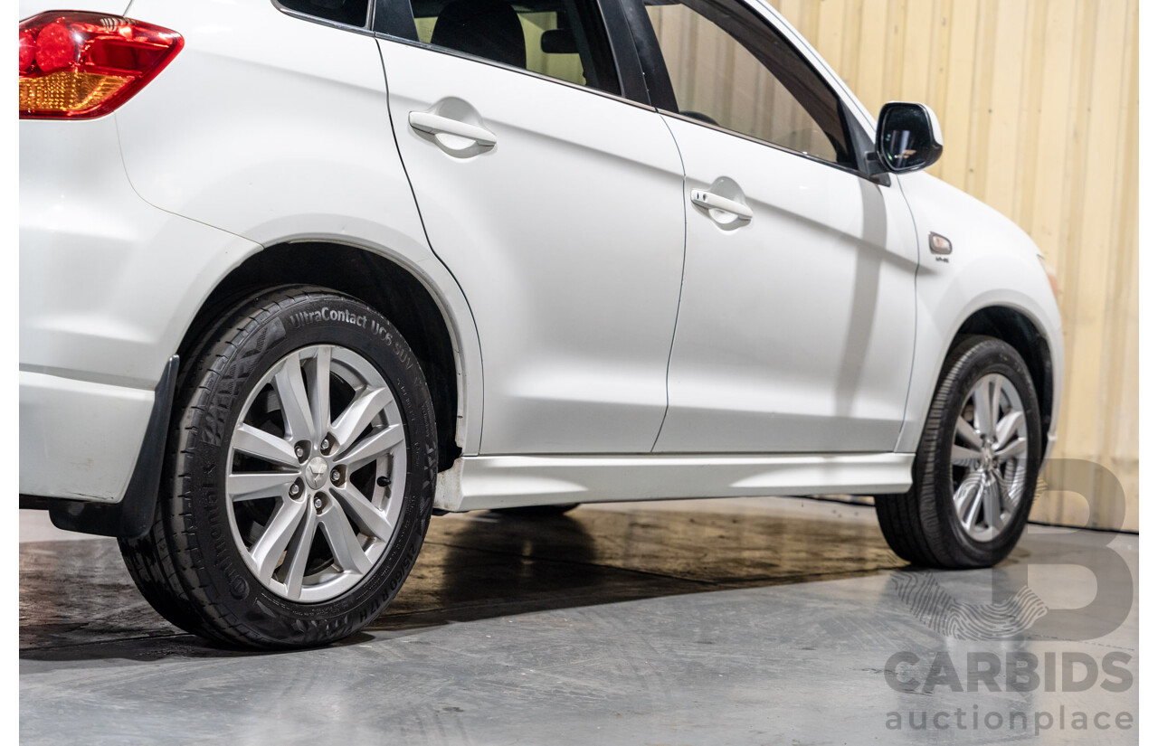 7/2010 Mitsubishi ASX Aspire (4WD) XA 4d Wagon White Turbo Diesel 1.8L