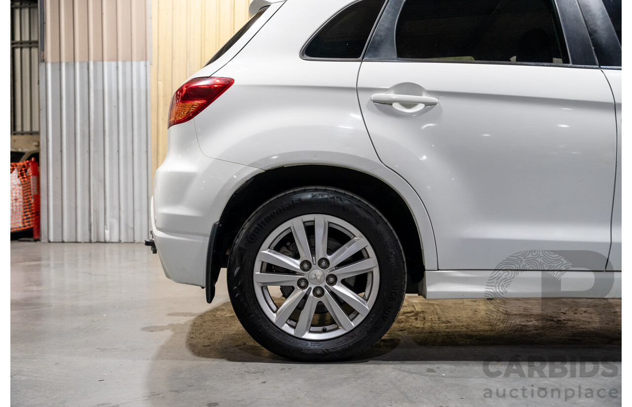 7/2010 Mitsubishi ASX Aspire (4WD) XA 4d Wagon White Turbo Diesel 1.8L