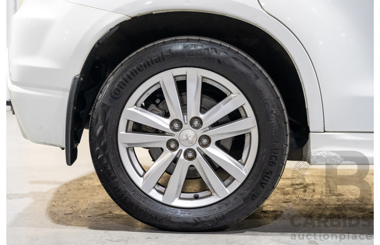 7/2010 Mitsubishi ASX Aspire (4WD) XA 4d Wagon White Turbo Diesel 1.8L