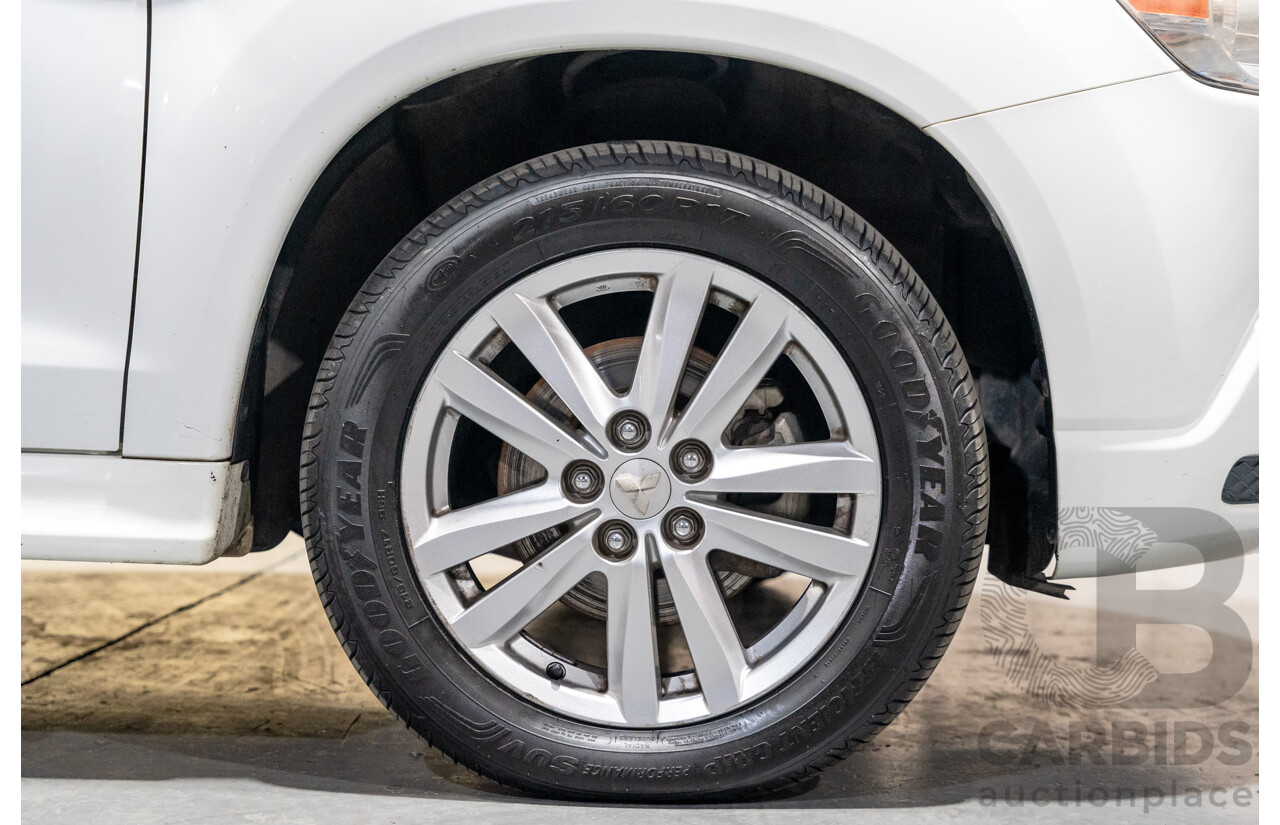 7/2010 Mitsubishi ASX Aspire (4WD) XA 4d Wagon White Turbo Diesel 1.8L