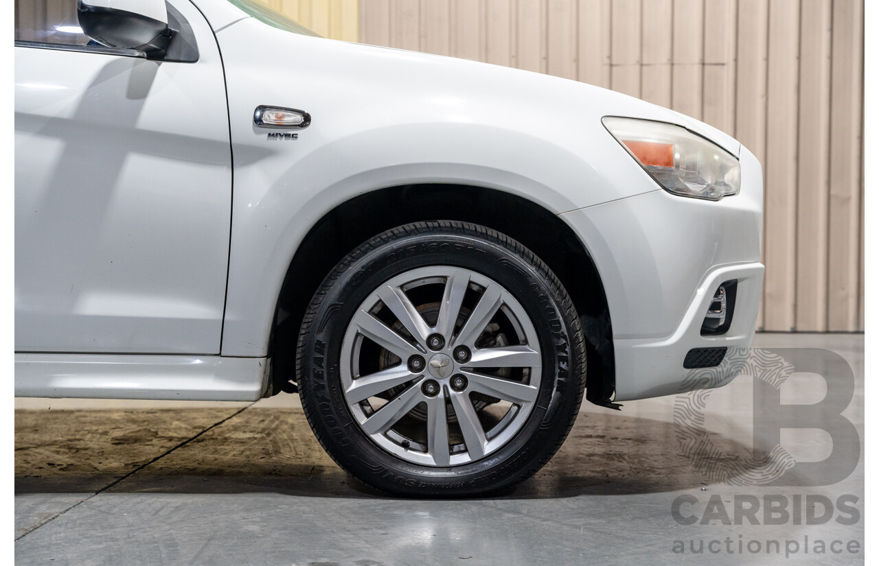 7/2010 Mitsubishi ASX Aspire (4WD) XA 4d Wagon White Turbo Diesel 1.8L