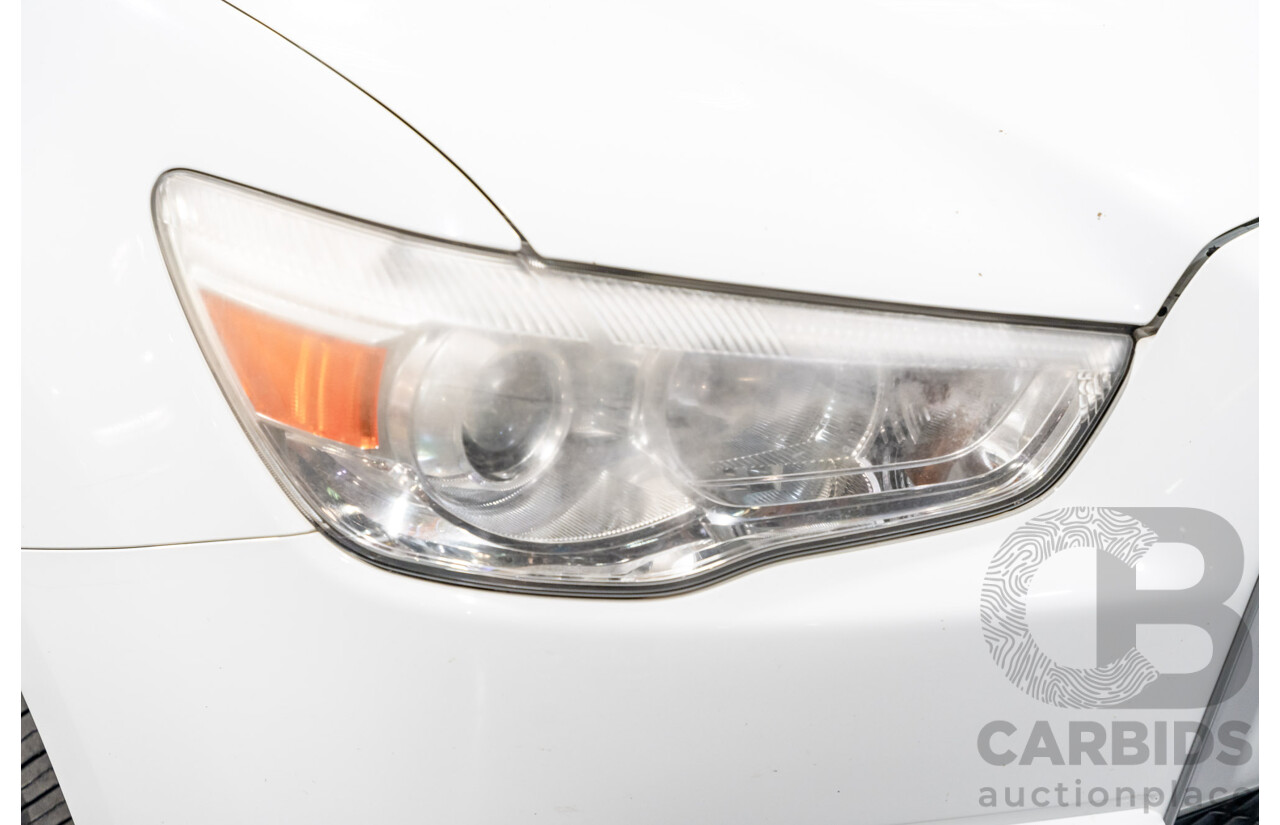 7/2010 Mitsubishi ASX Aspire (4WD) XA 4d Wagon White Turbo Diesel 1.8L