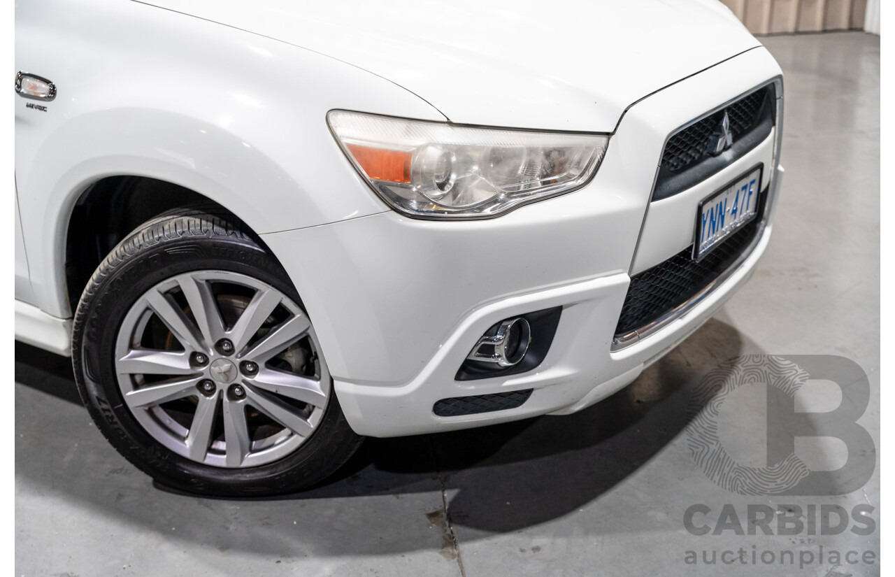 7/2010 Mitsubishi ASX Aspire (4WD) XA 4d Wagon White Turbo Diesel 1.8L