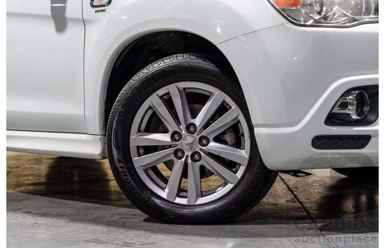 7/2010 Mitsubishi ASX Aspire (4WD) XA 4d Wagon White Turbo Diesel 1.8L