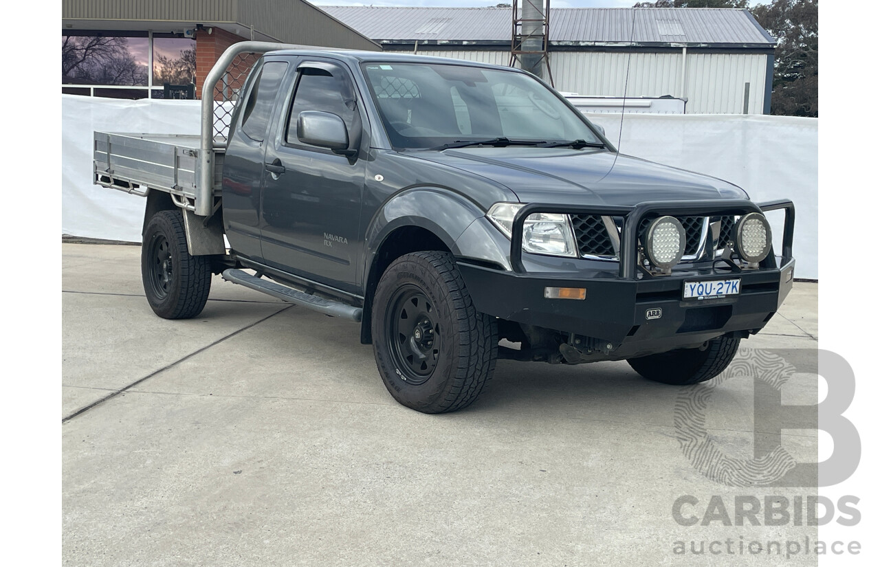 12/2012 Nissan Navara RX (4x4) D40 MY12 King C/Chas Grey 2.5L