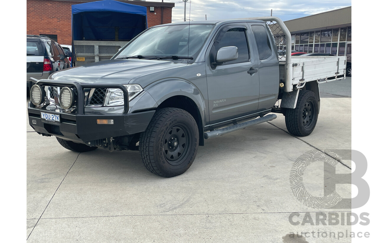 12/2012 Nissan Navara RX (4x4) D40 MY12 King C/Chas Grey 2.5L