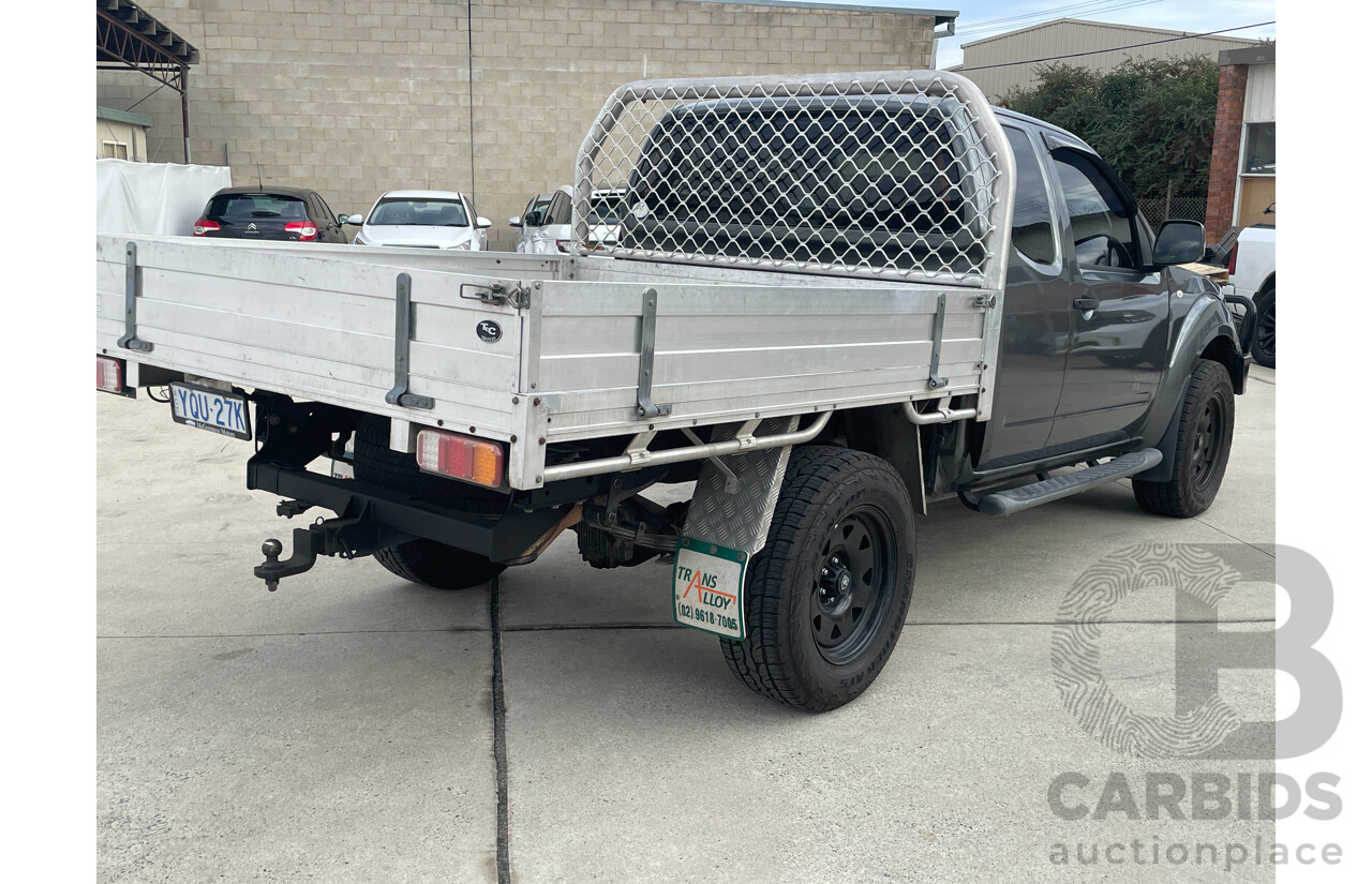 12/2012 Nissan Navara RX (4x4) D40 MY12 King C/Chas Grey 2.5L