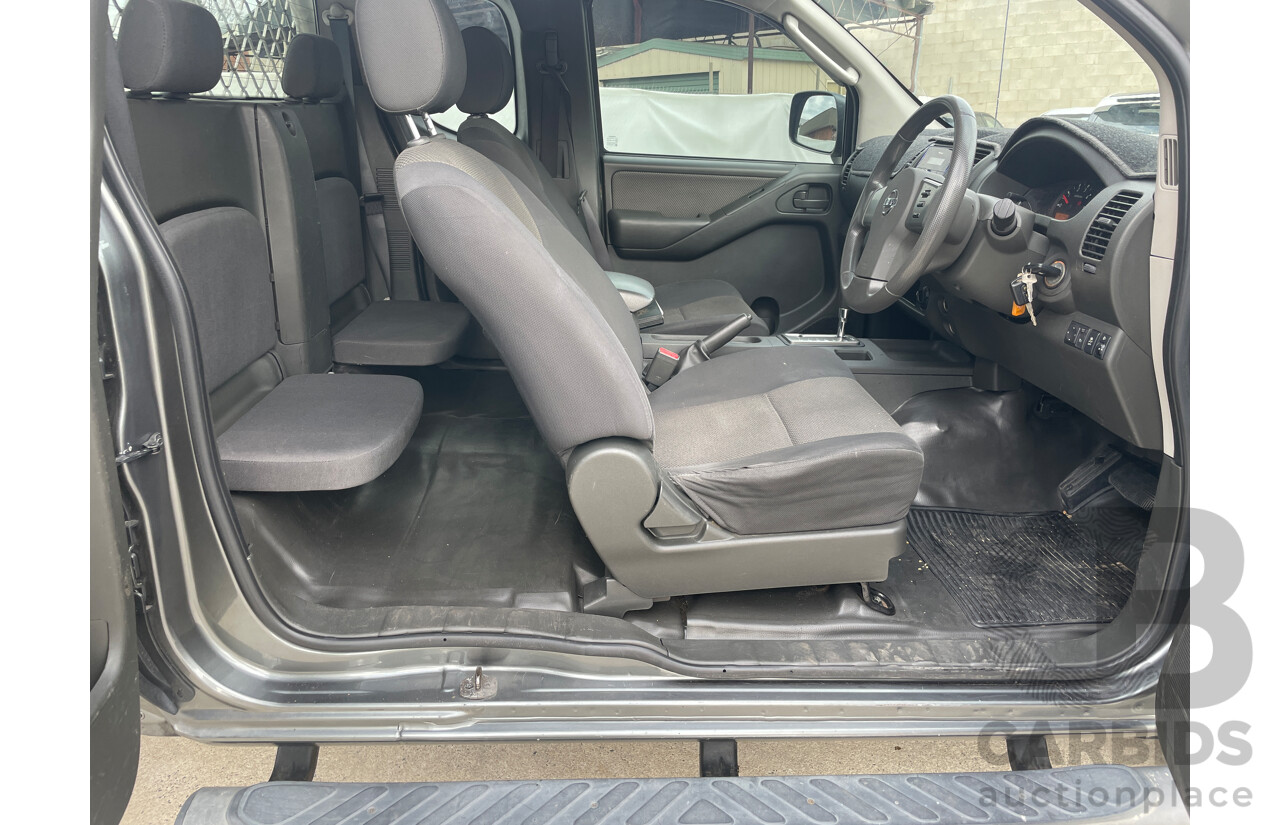 12/2012 Nissan Navara RX (4x4) D40 MY12 King C/Chas Grey 2.5L