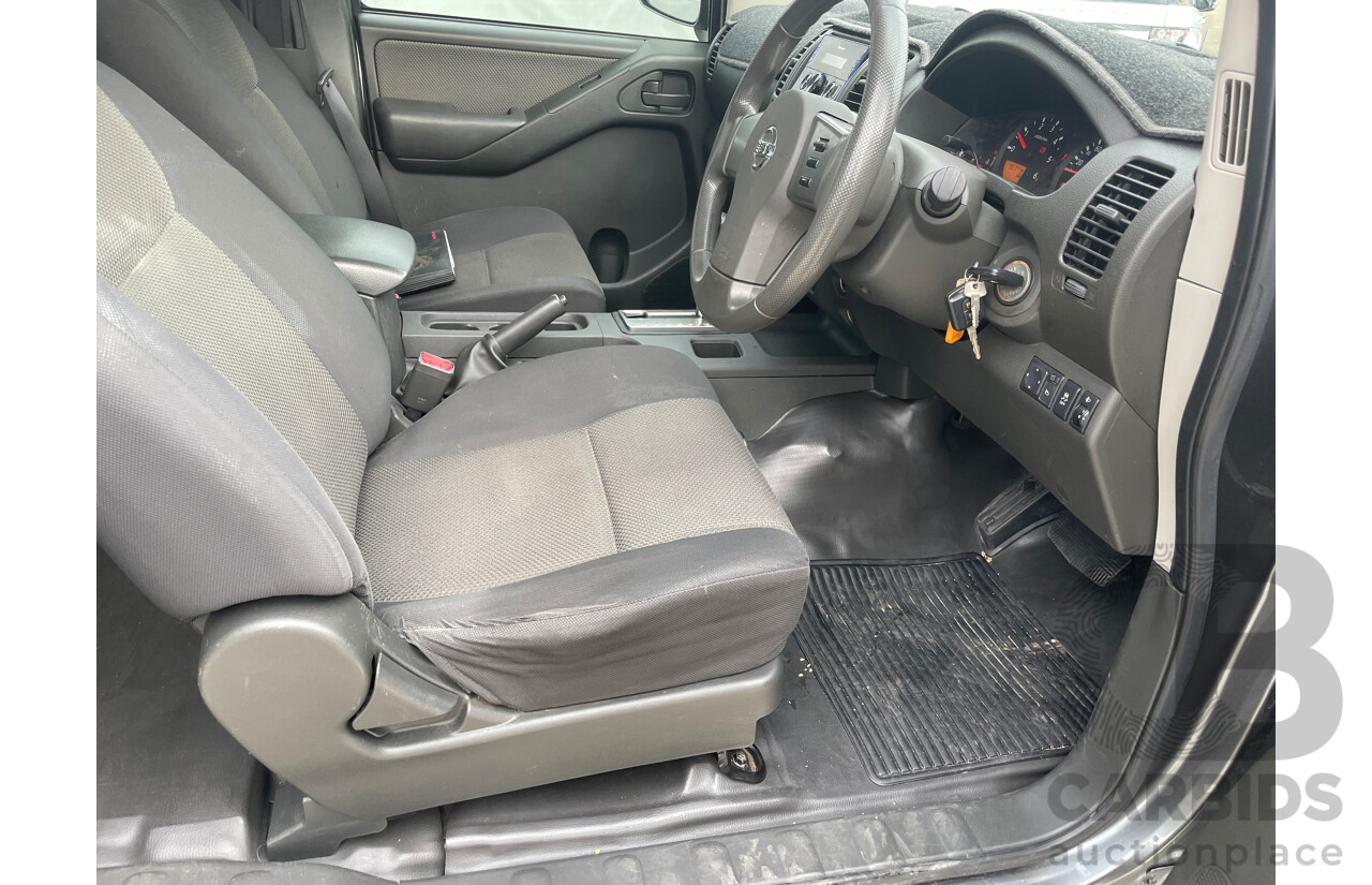12/2012 Nissan Navara RX (4x4) D40 MY12 King C/Chas Grey 2.5L