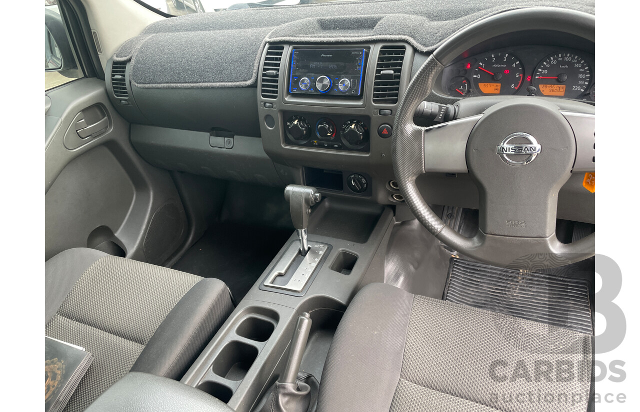 12/2012 Nissan Navara RX (4x4) D40 MY12 King C/Chas Grey 2.5L