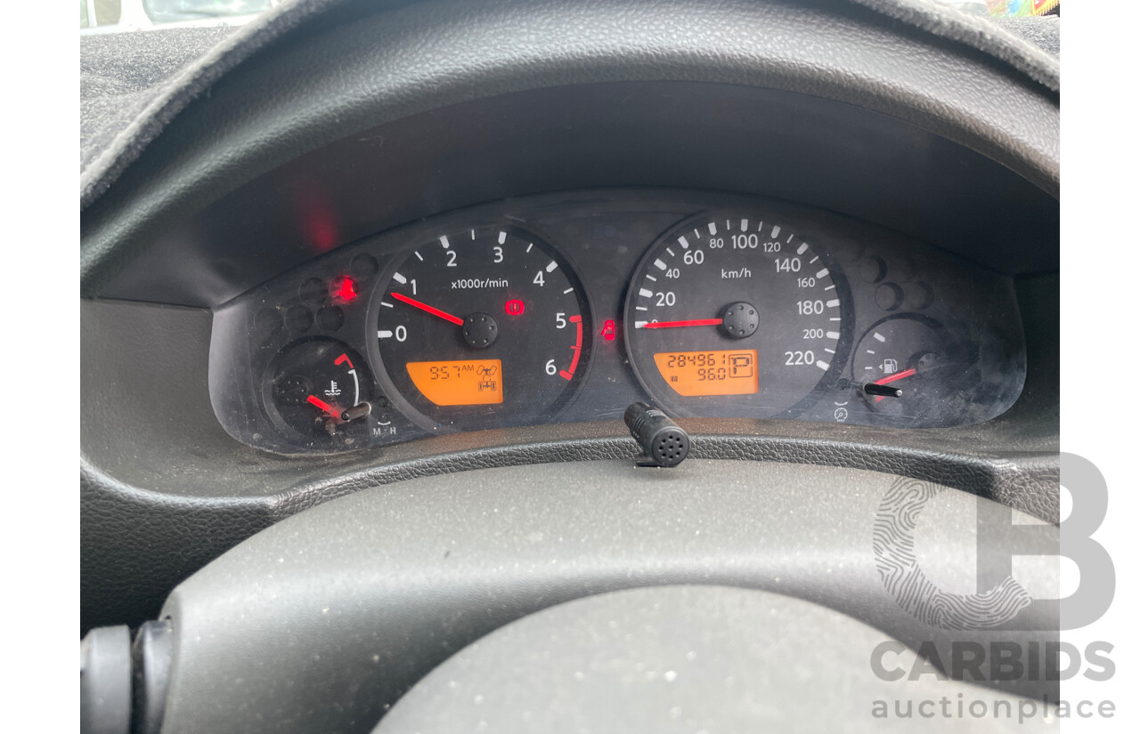 12/2012 Nissan Navara RX (4x4) D40 MY12 King C/Chas Grey 2.5L