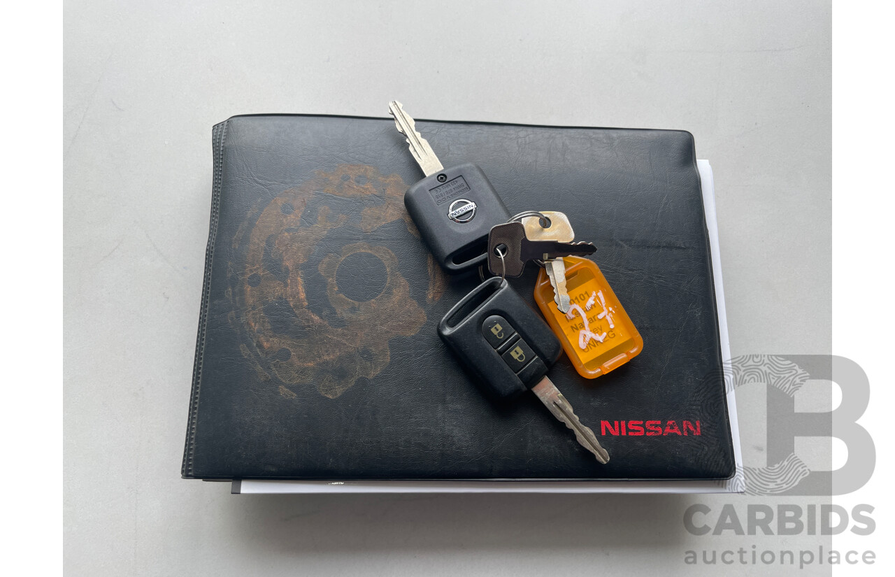 12/2012 Nissan Navara RX (4x4) D40 MY12 King C/Chas Grey 2.5L
