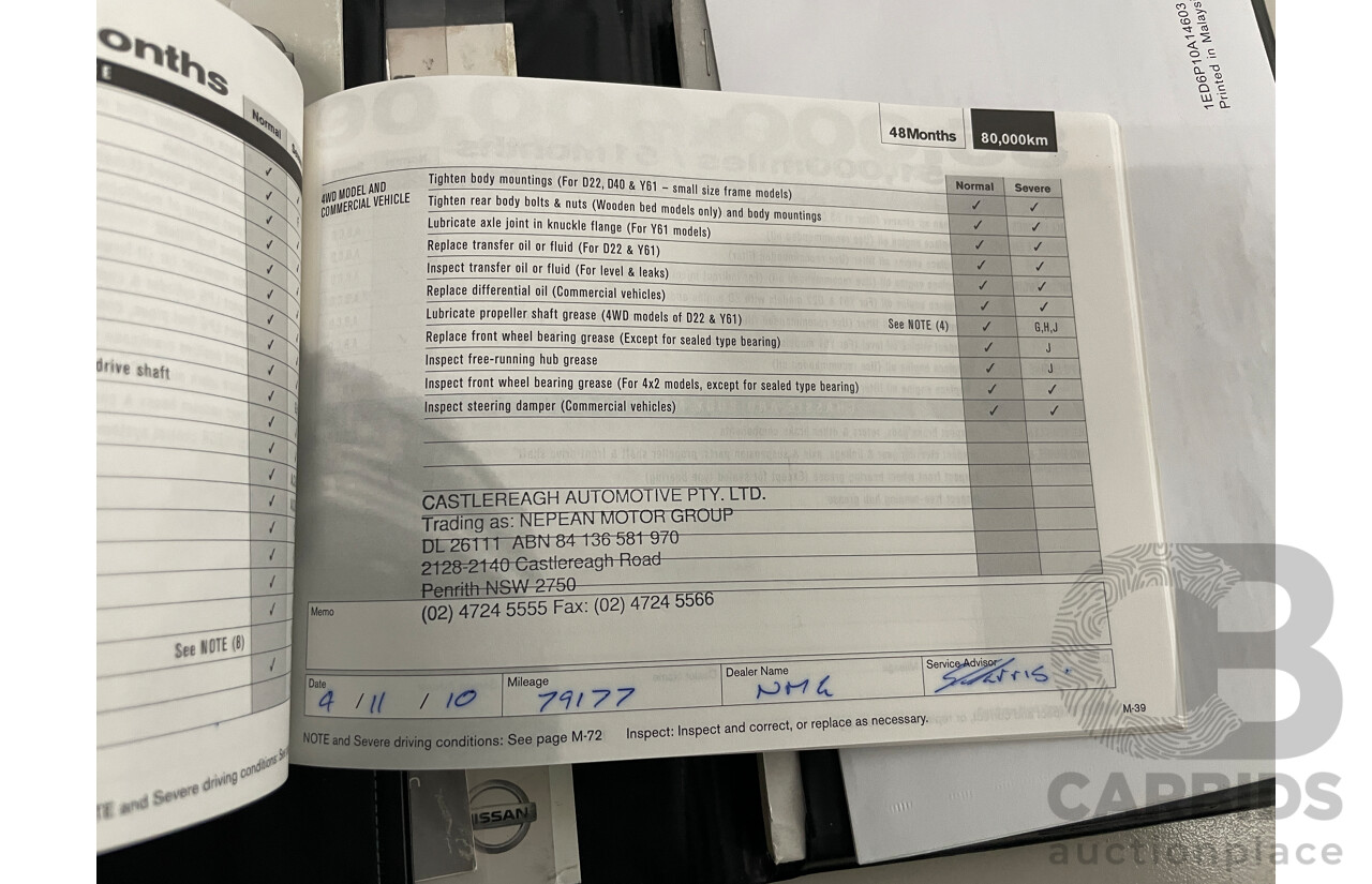 4/2006 Nissan X-Trail ST-S  (4x4) T30 MY06 4d Wagon Silver 2.5L