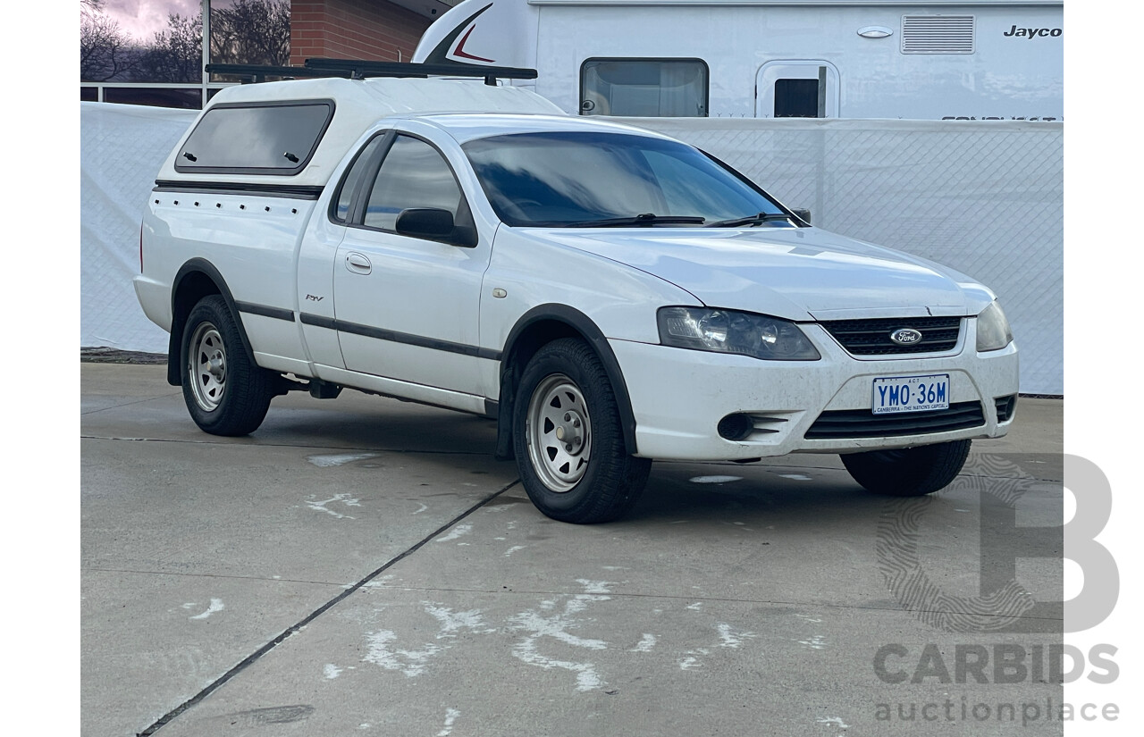 1/2007 Ford Falcon RTV BF MKII Utility White 4.0L