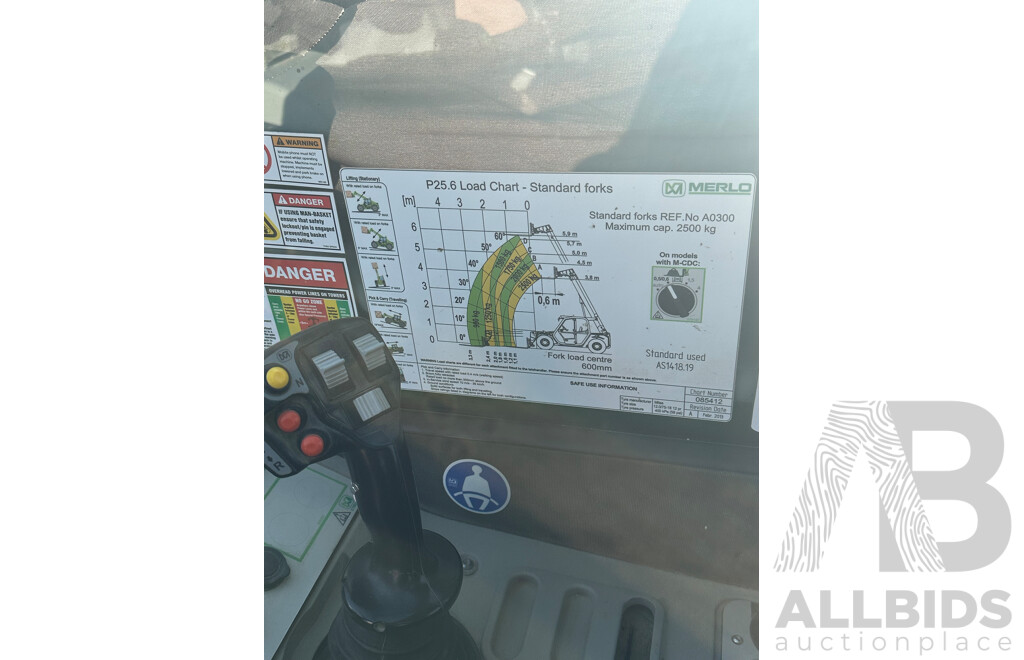 2016 MERLO Telehandler with Rotator Attachment