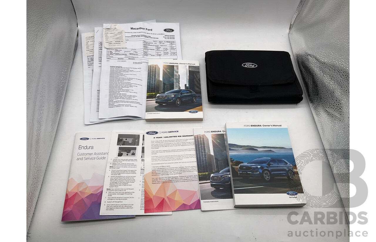 11/2018 Ford Endura Trend (AWD) CA MY19 4d Wagon Silver Turbo Diesel 2.0L