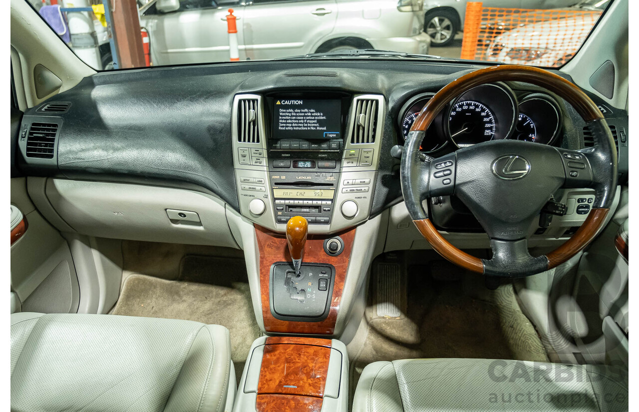 4/2006 Lexus RX350 Sports Luxury GSU35R 4d Wagon Silver V6 3.5L