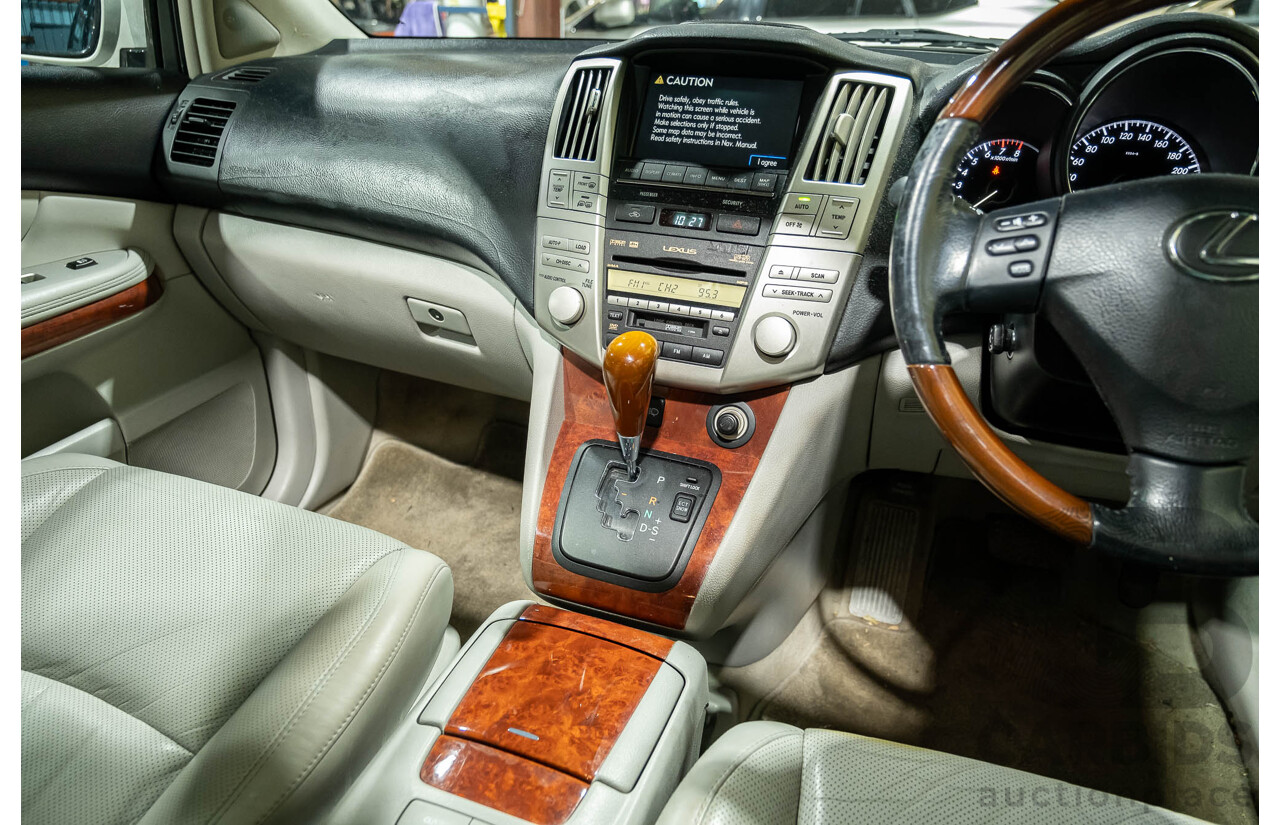 4/2006 Lexus RX350 Sports Luxury GSU35R 4d Wagon Silver V6 3.5L