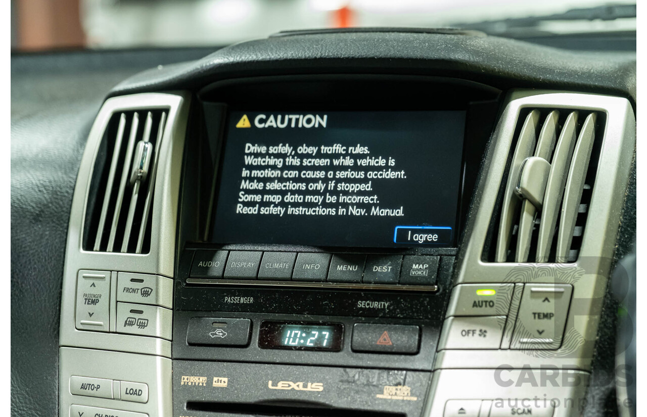 4/2006 Lexus RX350 Sports Luxury GSU35R 4d Wagon Silver V6 3.5L