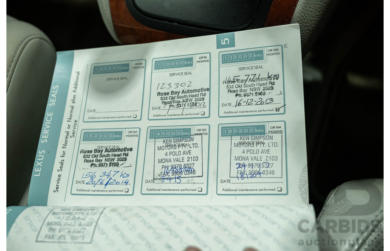 4/2006 Lexus RX350 Sports Luxury GSU35R 4d Wagon Silver V6 3.5L