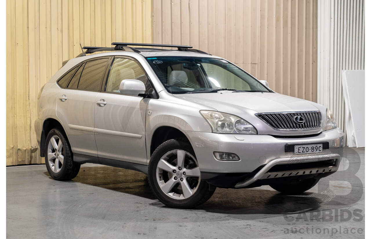 4/2006 Lexus RX350 Sports Luxury GSU35R 4d Wagon Silver V6 3.5L
