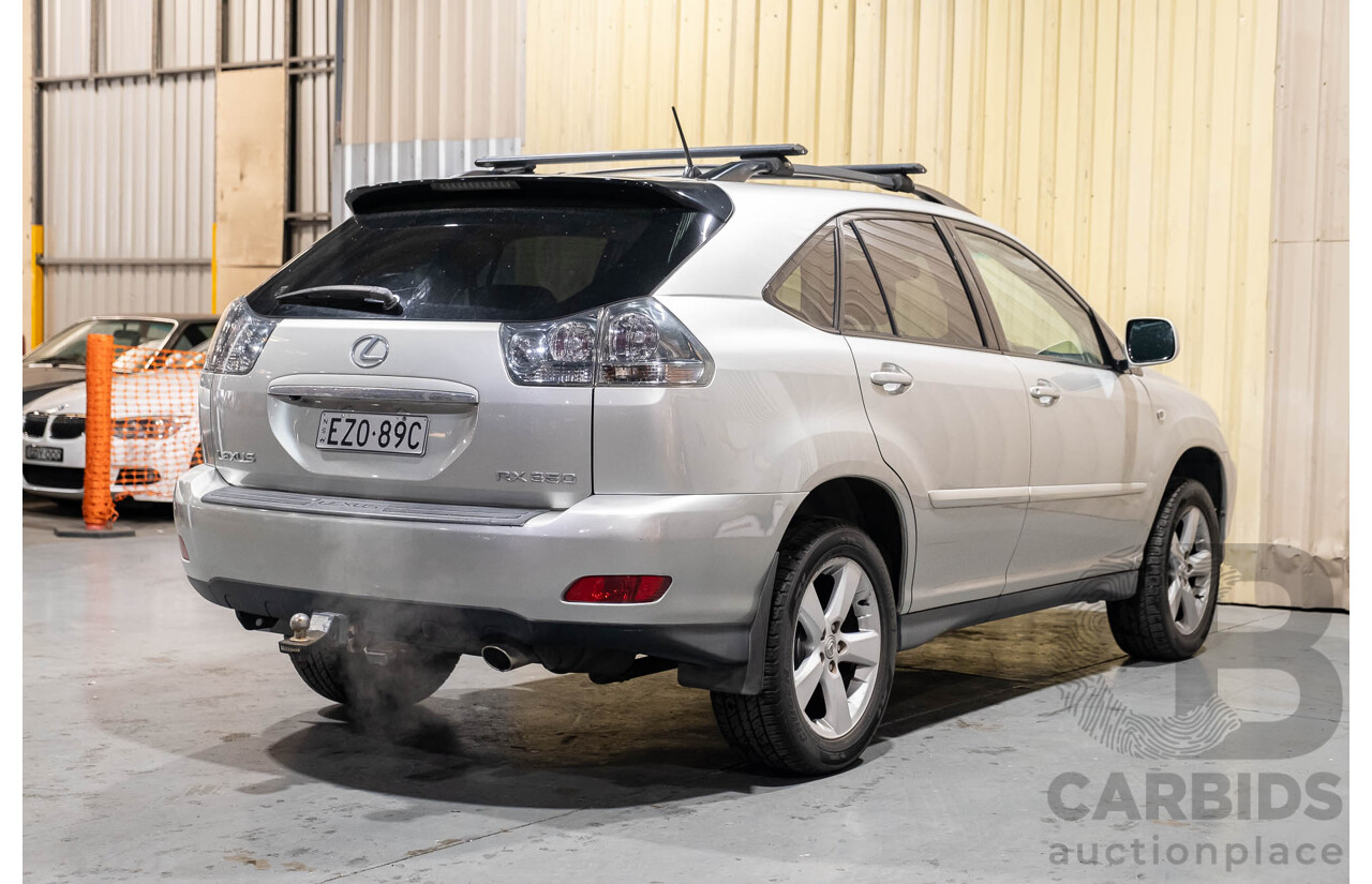 4/2006 Lexus RX350 Sports Luxury GSU35R 4d Wagon Silver V6 3.5L