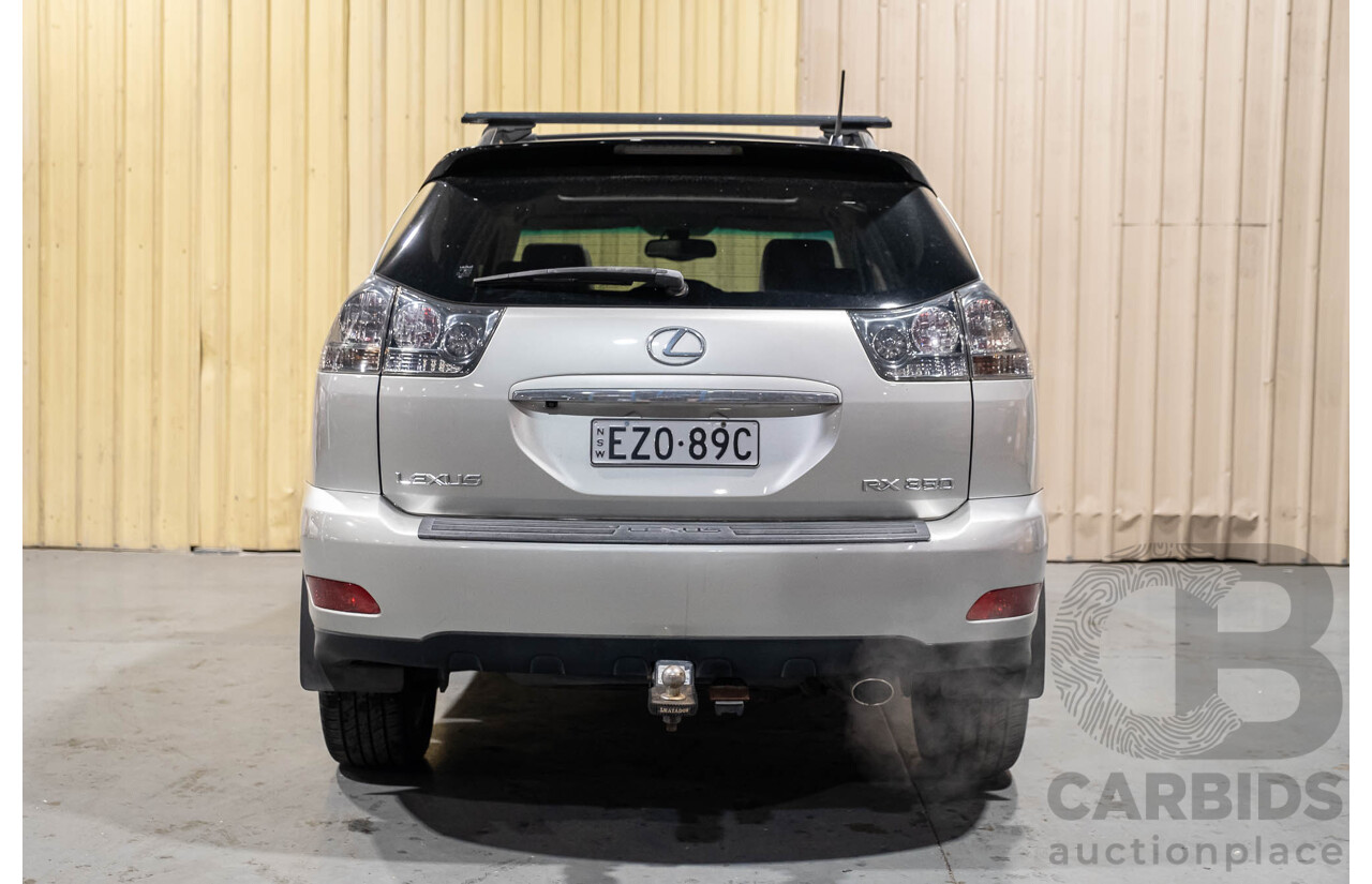 4/2006 Lexus RX350 Sports Luxury GSU35R 4d Wagon Silver V6 3.5L