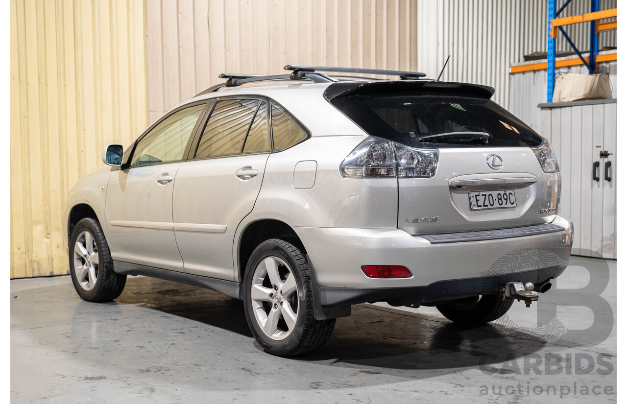 4/2006 Lexus RX350 Sports Luxury GSU35R 4d Wagon Silver V6 3.5L