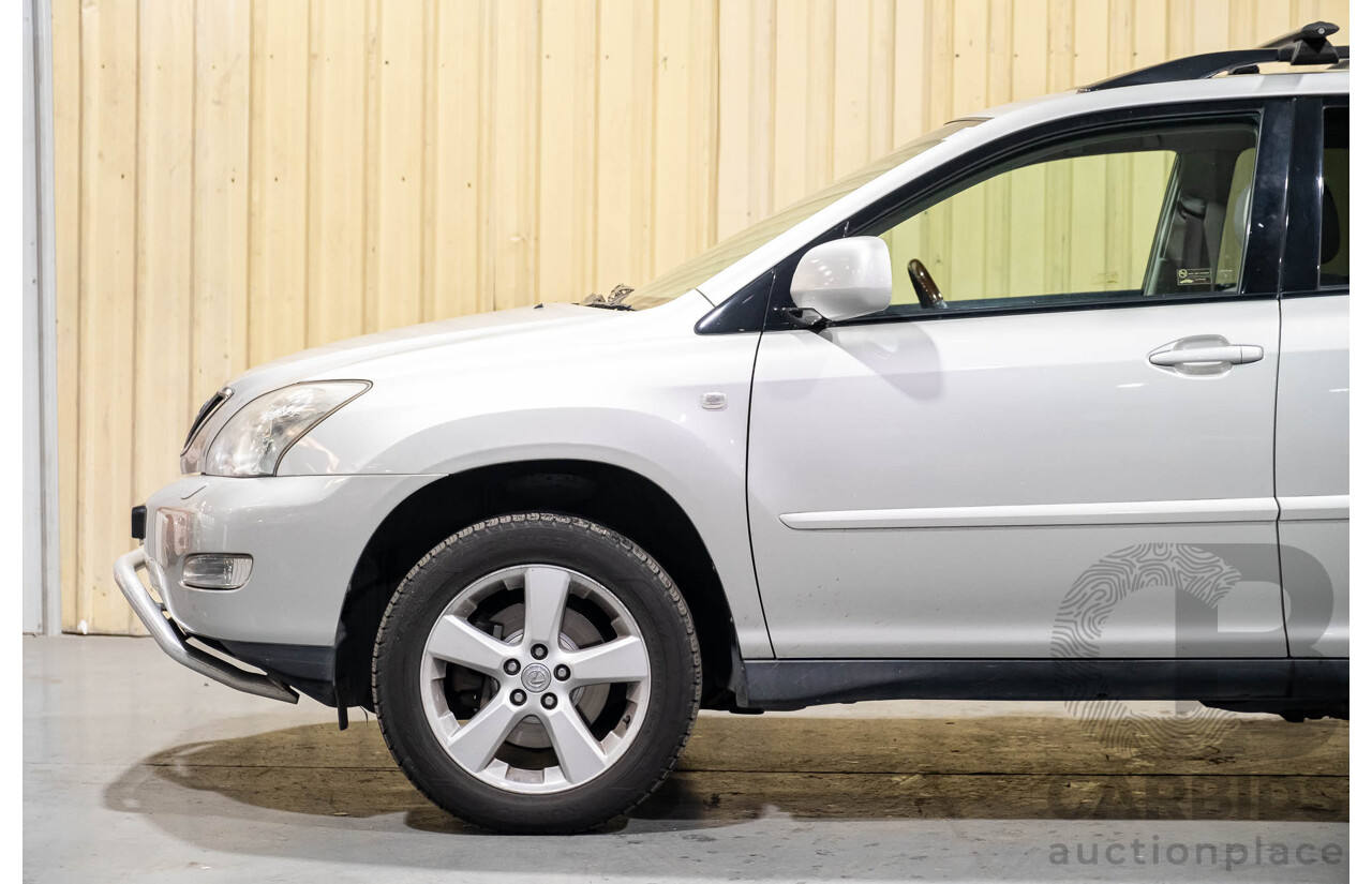 4/2006 Lexus RX350 Sports Luxury GSU35R 4d Wagon Silver V6 3.5L