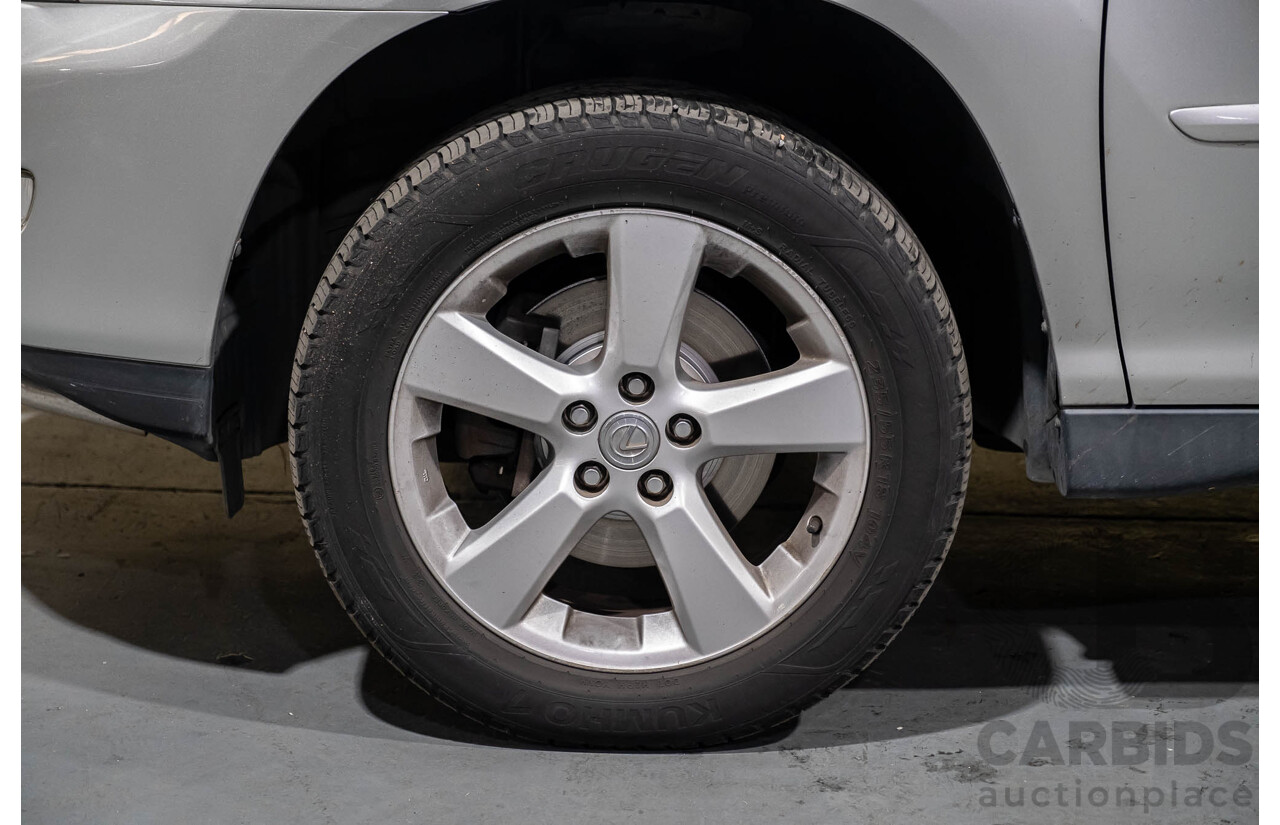 4/2006 Lexus RX350 Sports Luxury GSU35R 4d Wagon Silver V6 3.5L