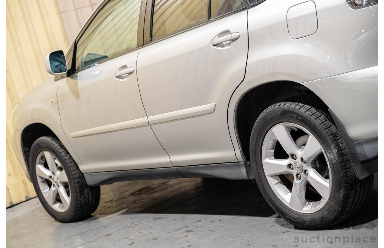 4/2006 Lexus RX350 Sports Luxury GSU35R 4d Wagon Silver V6 3.5L