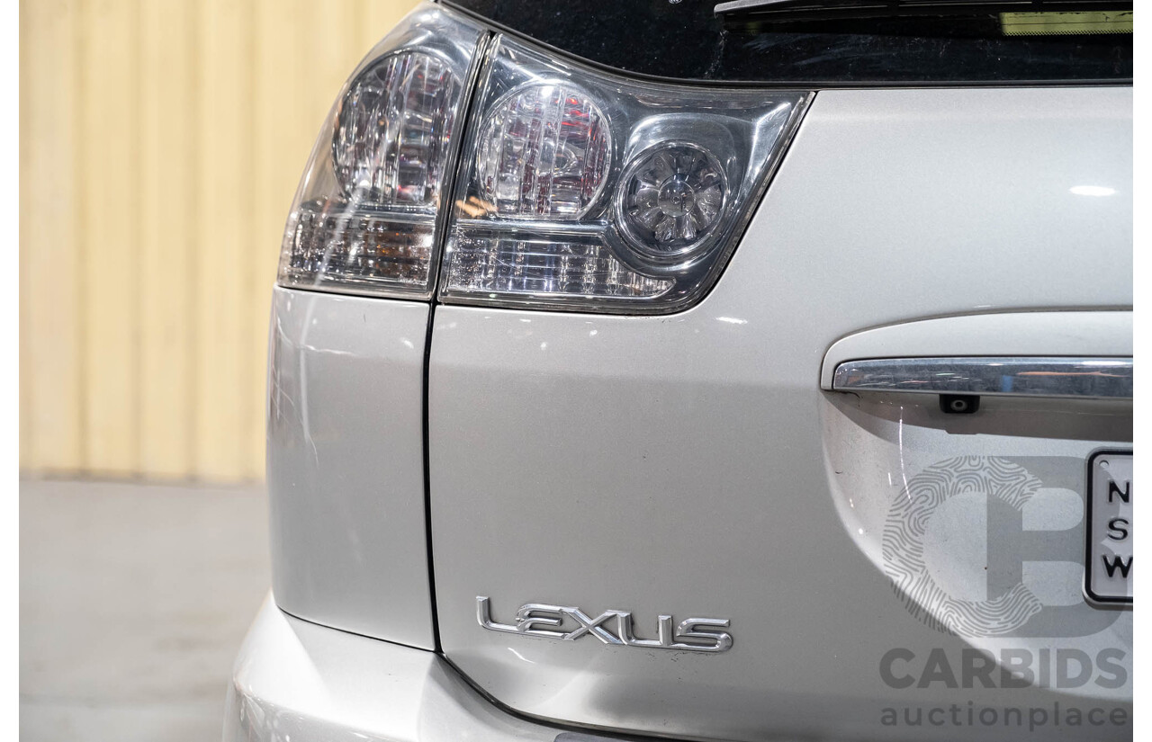 4/2006 Lexus RX350 Sports Luxury GSU35R 4d Wagon Silver V6 3.5L