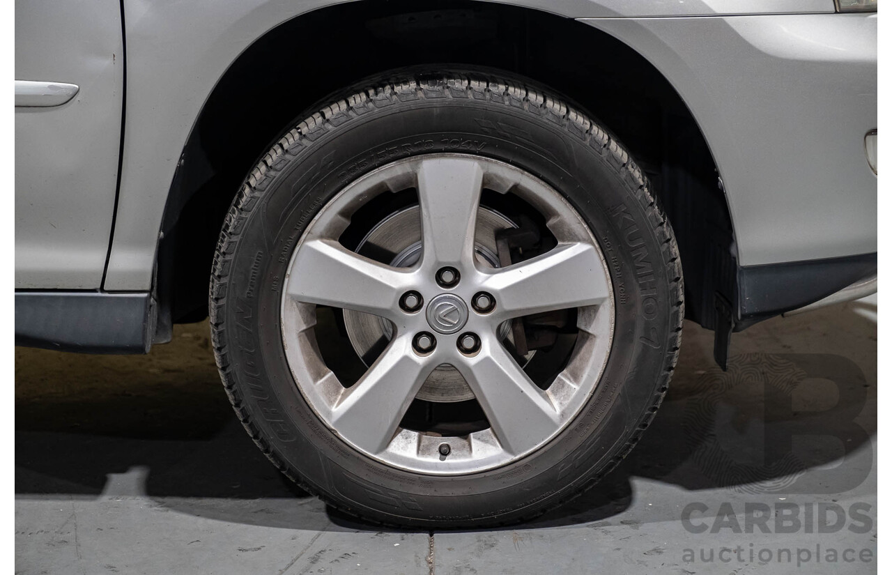 4/2006 Lexus RX350 Sports Luxury GSU35R 4d Wagon Silver V6 3.5L