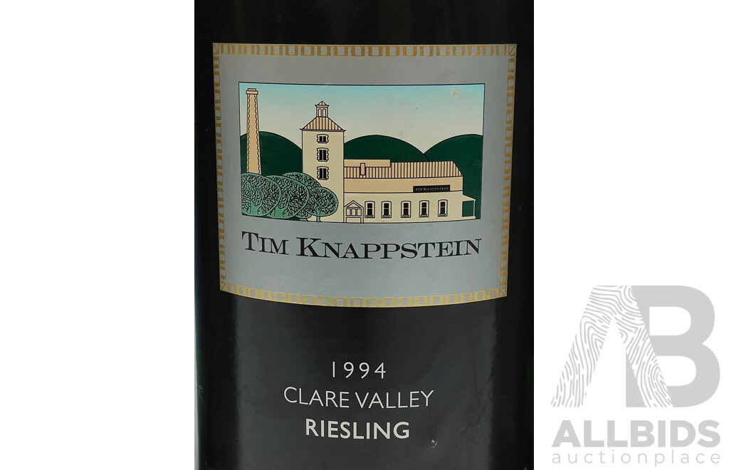TIM Knappstein 1994 Clare Valley and Wolf Blass Gold Label 2003 Rieslings - Lot of 7