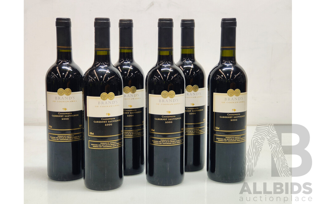Brand's of Coonawarra Cabernet Sauvignon 2000 - Lot of 6